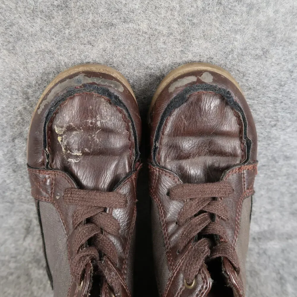 The Childrens Place Shoes Kids Toddler 9 Boots Casual Moc Toe Lace Up Side Zip
